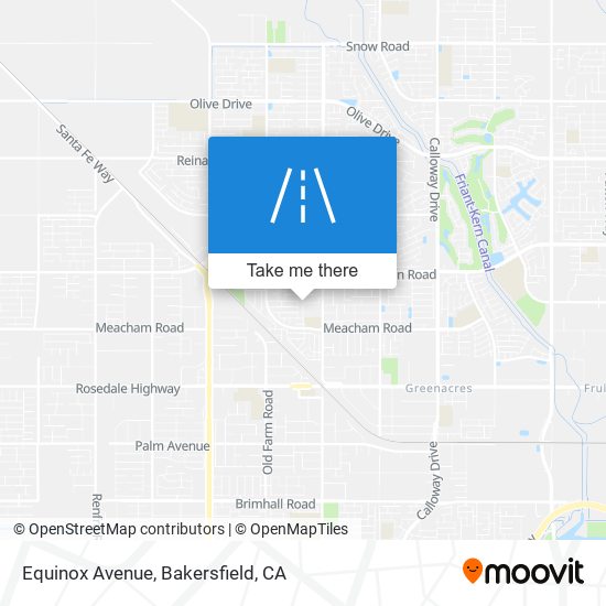 Equinox Avenue map