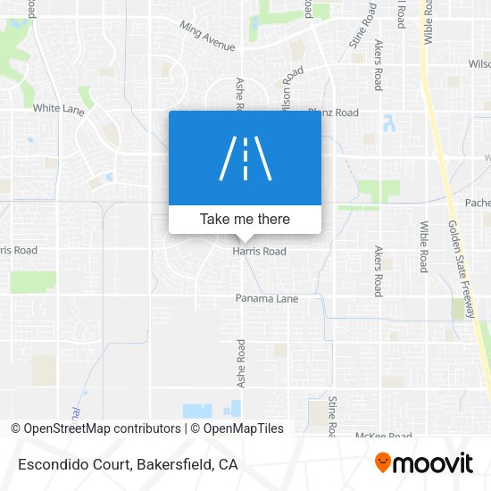 Mapa de Escondido Court