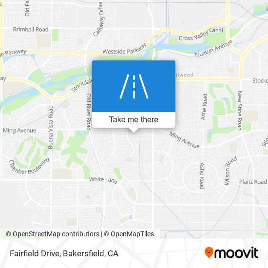 Fairfield Drive map