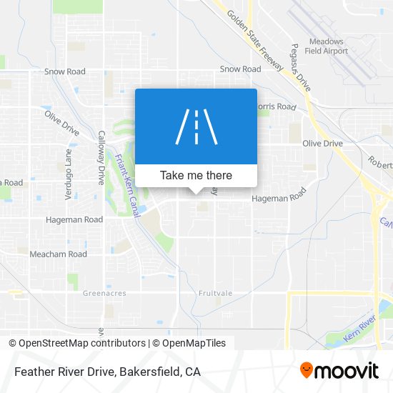 Feather River Drive map