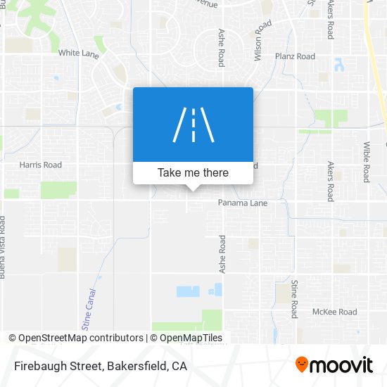 Mapa de Firebaugh Street