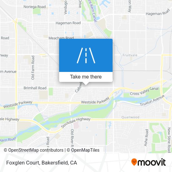 Mapa de Foxglen Court