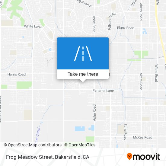 Frog Meadow Street map