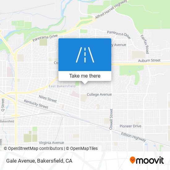 Gale Avenue map