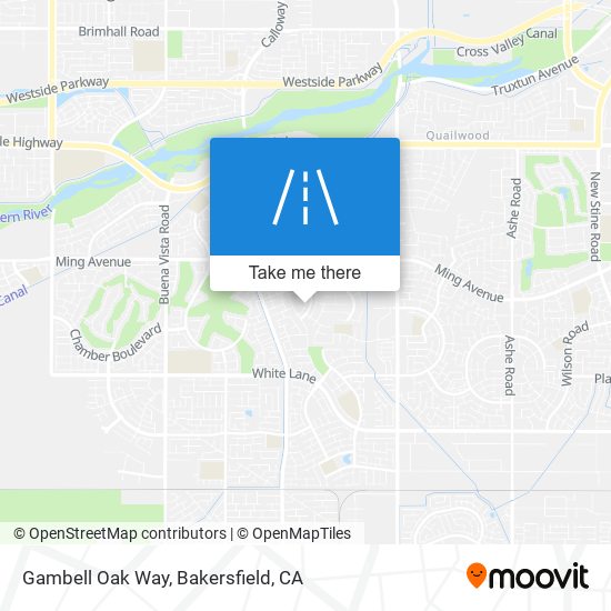 Gambell Oak Way map