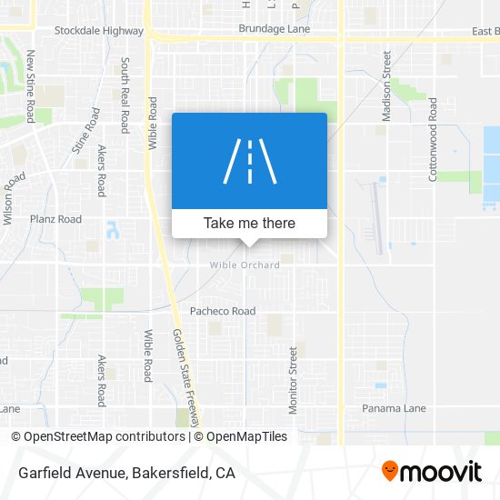 Garfield Avenue map