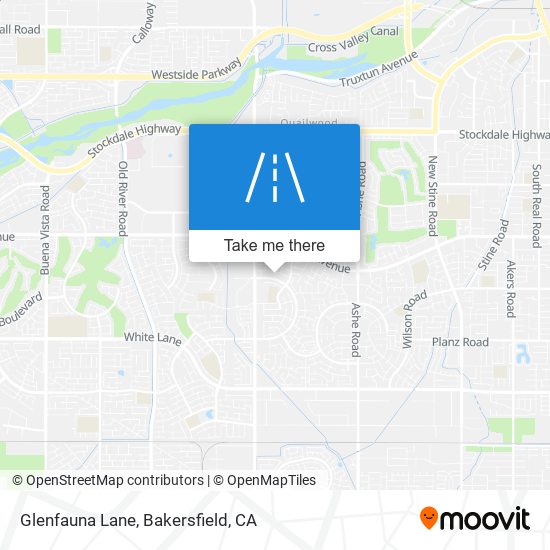 Glenfauna Lane map