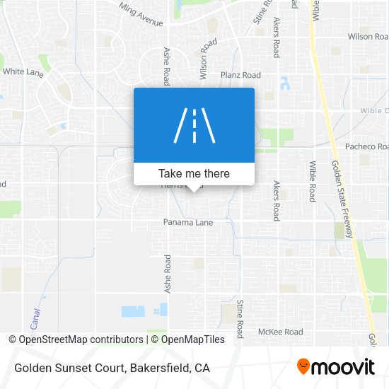 Mapa de Golden Sunset Court