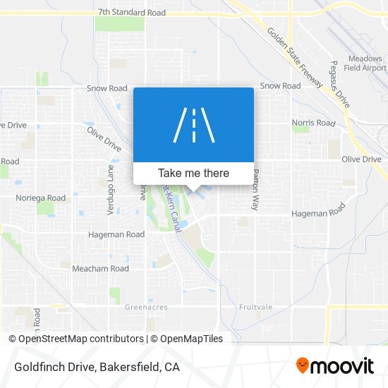 Goldfinch Drive map