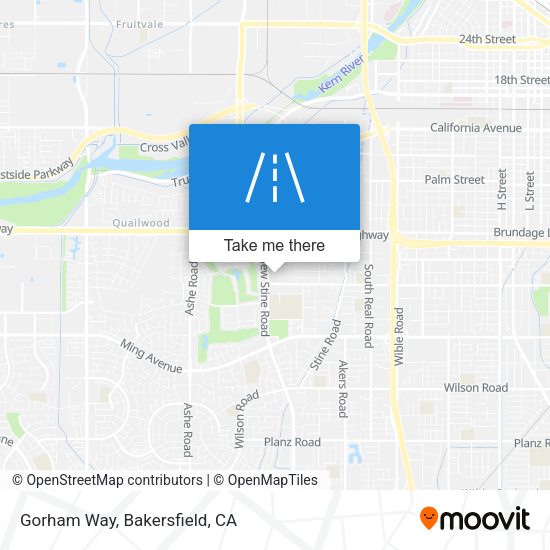 Gorham Way map