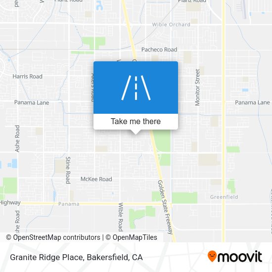 Granite Ridge Place map