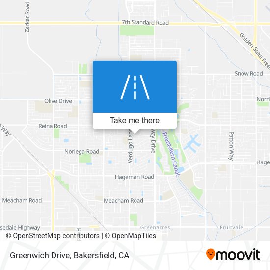 Greenwich Drive map