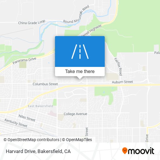 Harvard Drive map