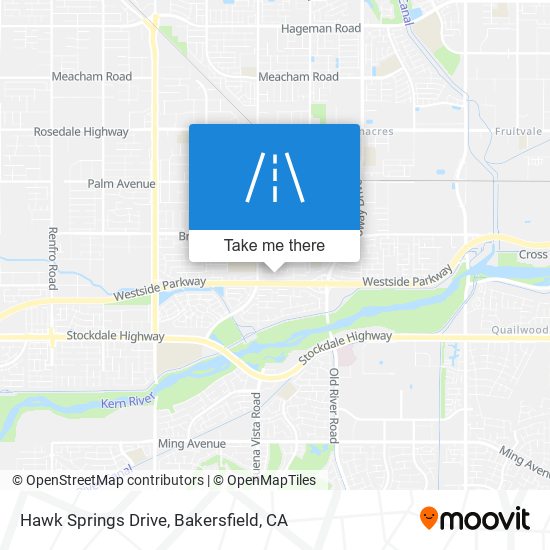 Hawk Springs Drive map