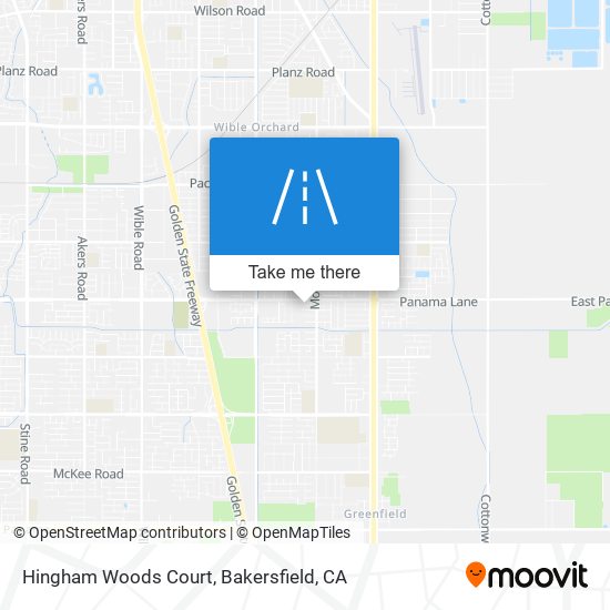 Hingham Woods Court map