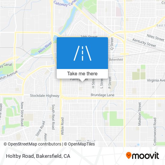 Holtby Road map