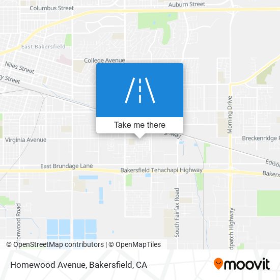 Homewood Avenue map