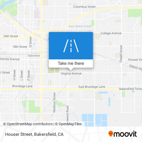 Houser Street map