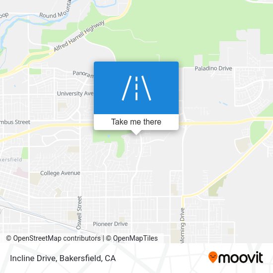 Incline Drive map