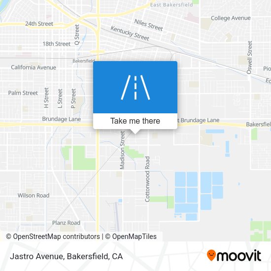 Jastro Avenue map