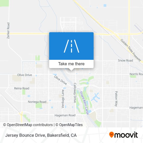 Jersey Bounce Drive map