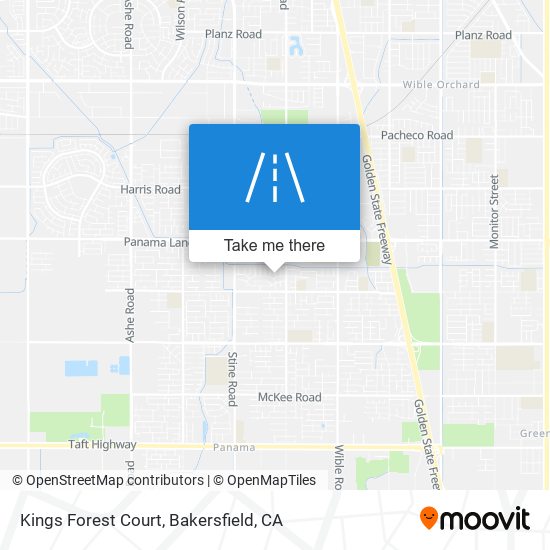 Kings Forest Court map