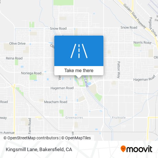 Mapa de Kingsmill Lane