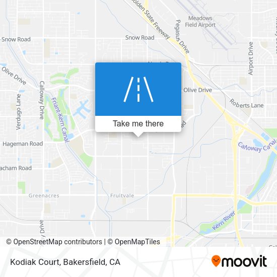Mapa de Kodiak Court