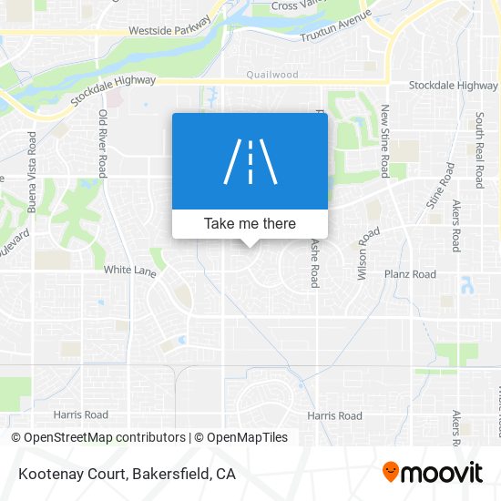 Kootenay Court map