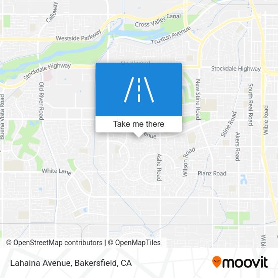 Lahaina Avenue map