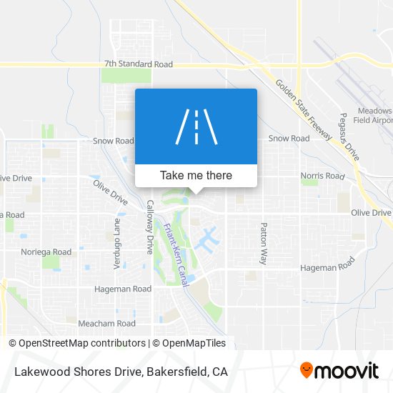 Lakewood Shores Drive map