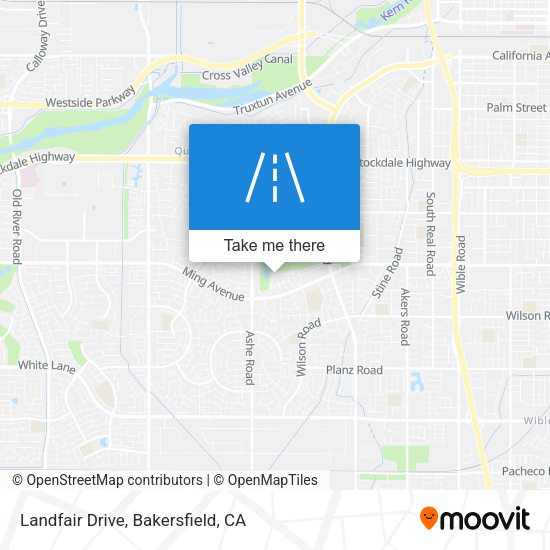 Landfair Drive map
