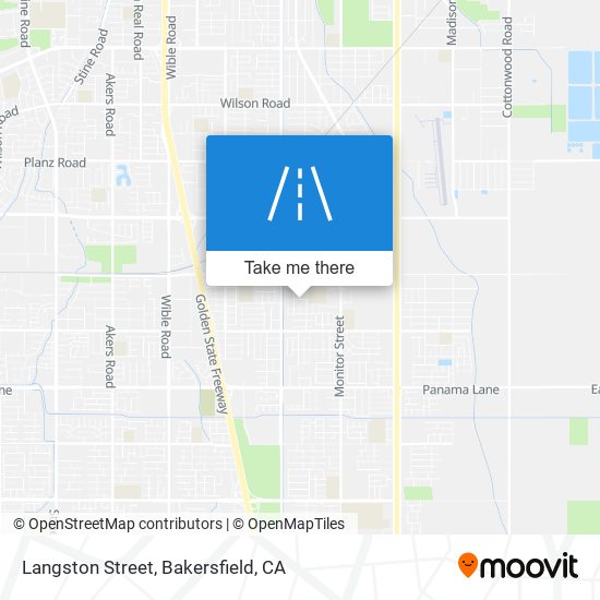 Langston Street map