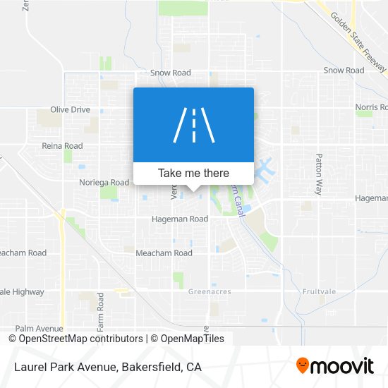 Laurel Park Avenue map