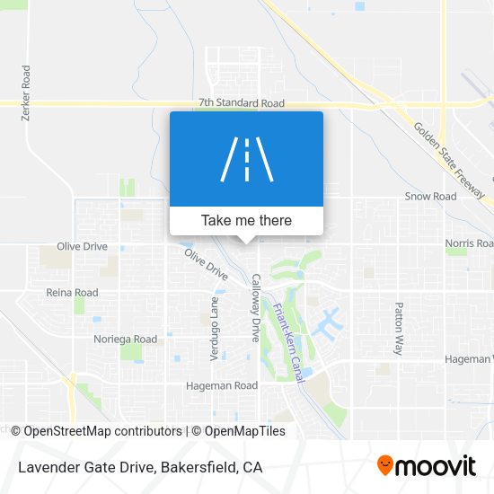 Mapa de Lavender Gate Drive
