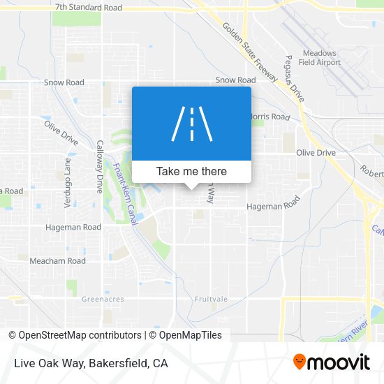 Mapa de Live Oak Way