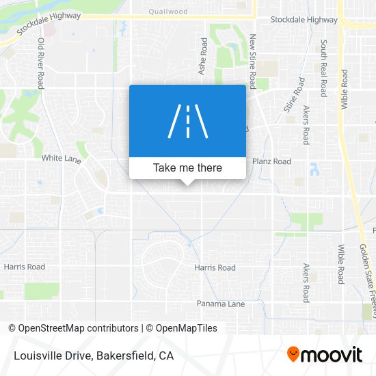 Mapa de Louisville Drive