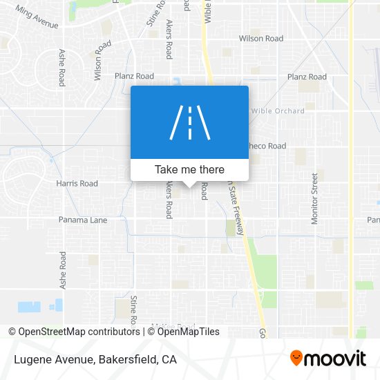 Lugene Avenue map