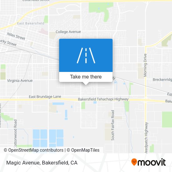 Magic Avenue map
