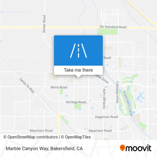 Marble Canyon Way map