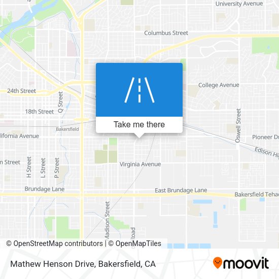 Mathew Henson Drive map