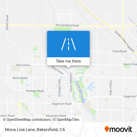 Mapa de Mona Lisa Lane