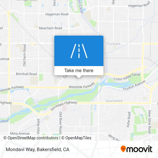 Mondavi Way map