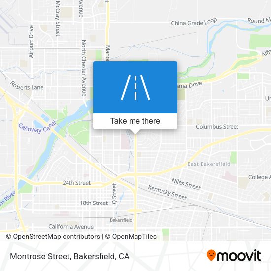 Montrose Street map