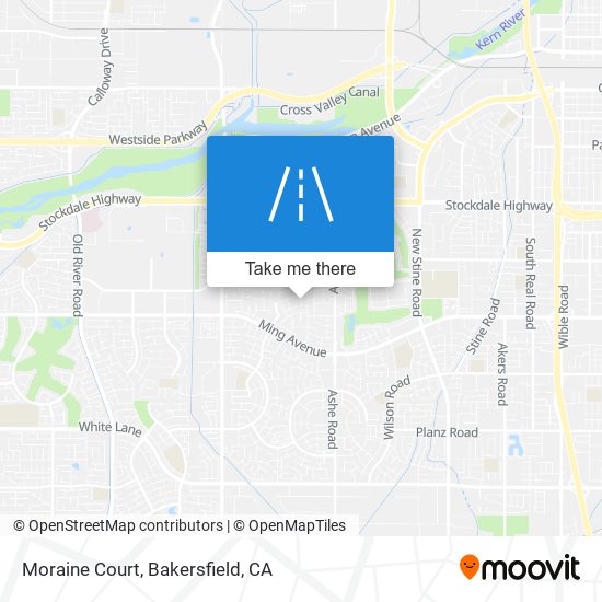 Moraine Court map