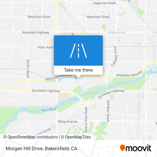 Morgan Hill Drive map