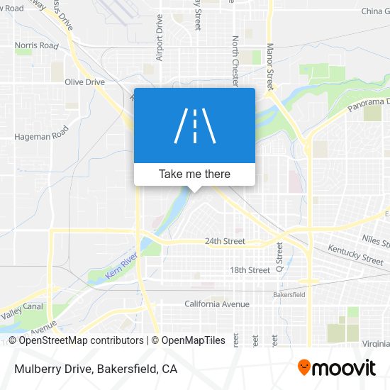Mapa de Mulberry Drive