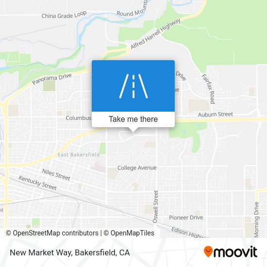 New Market Way map