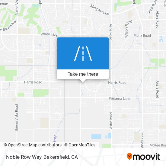 Noble Row Way map