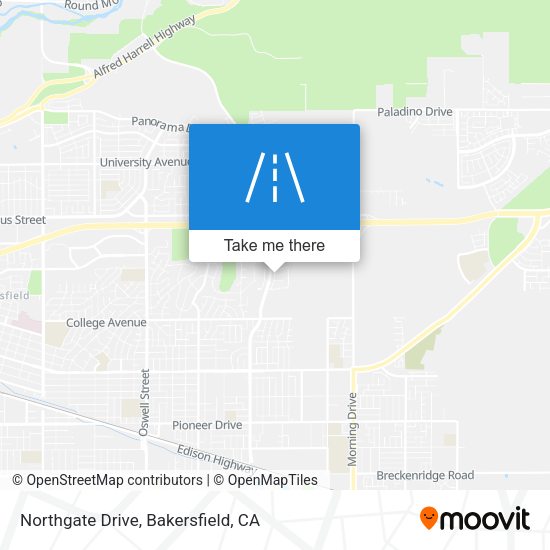 Northgate Drive map